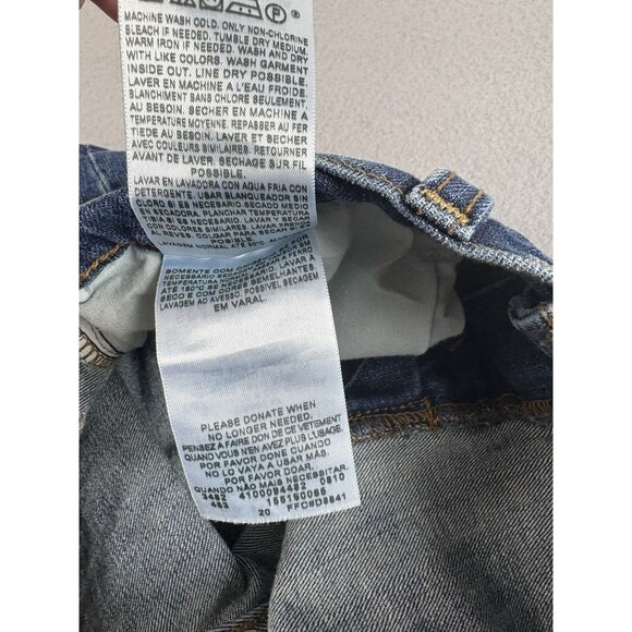 Levis 515 Jeans Womens 30x28 Blue Boot Cut Flap Pockets Medium Wash Tag 8S - Picture 10 of 13